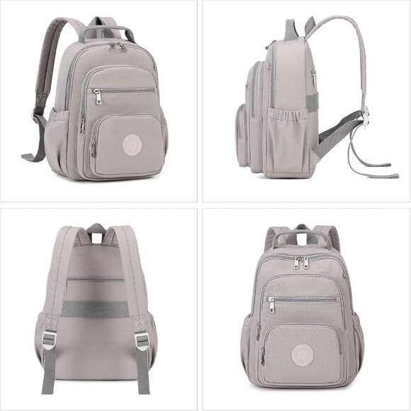 Small Women's Backpack Nylon 2PCS Compact Lightweight Travel Purse - Picture 9 of 9